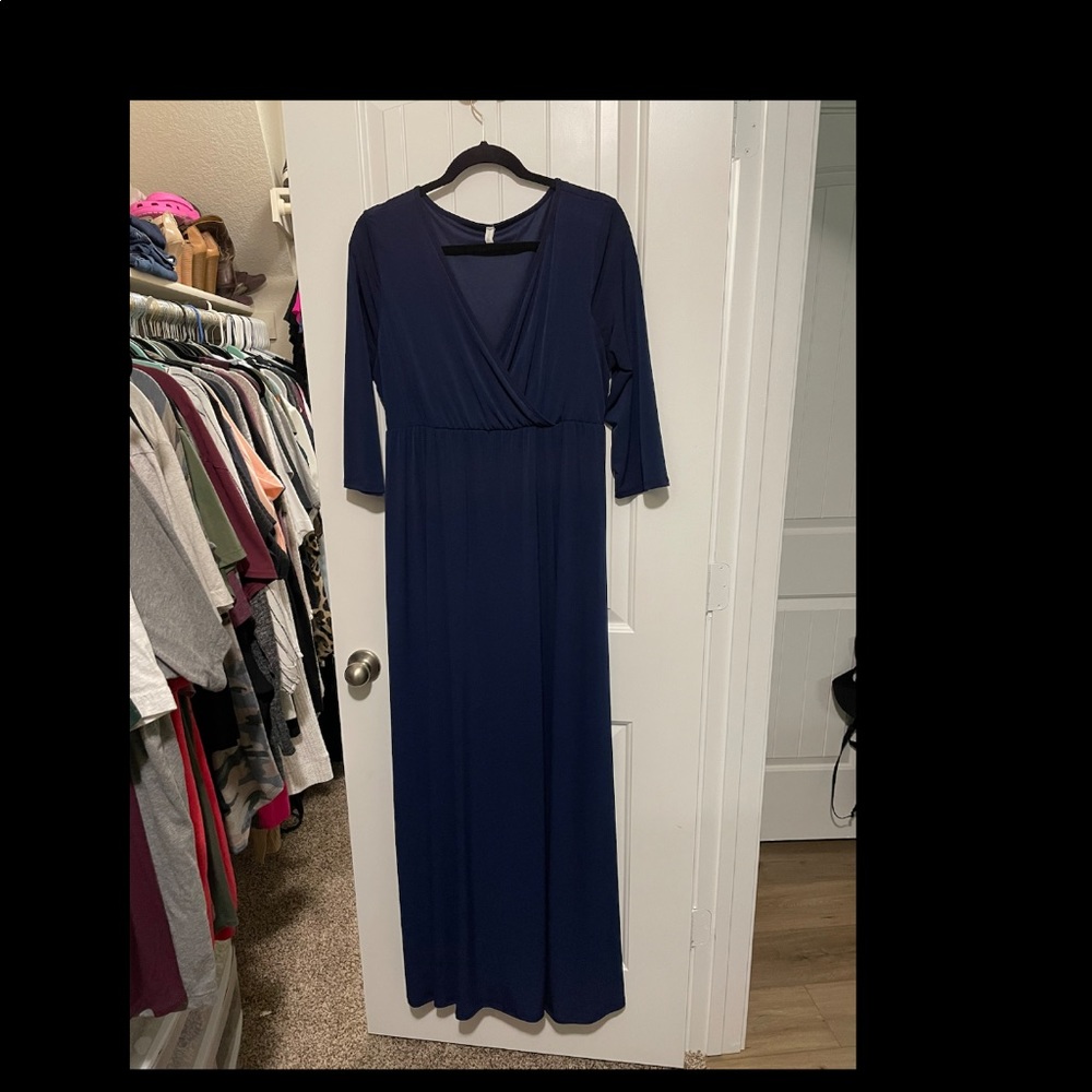 Plus size/maternity maxi dress
